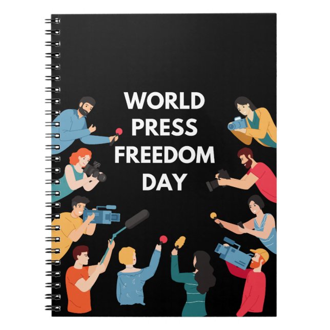 Welttag der Pressefreiheit Notizblock (Vorderseite)