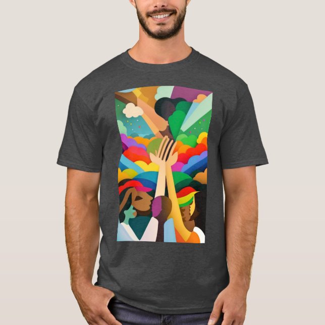Welttag der psychischen Gesundheit T-Shirt (Vorderseite)