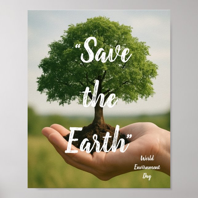 Welttag der Umwelt Poster (Vorne)