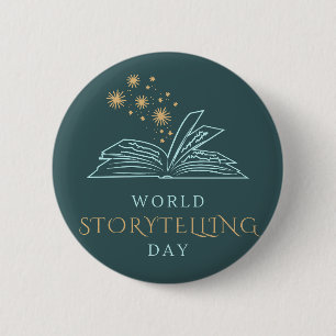 Welttag des Geschichtenerzählens Button