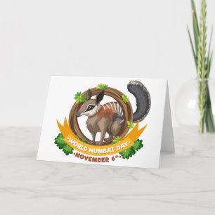 Welttag des Numbat Karte