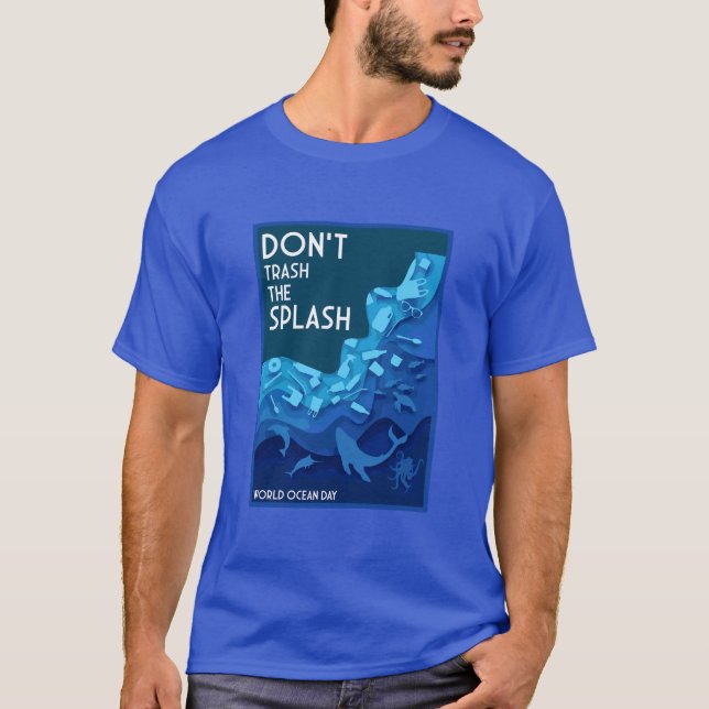 Welttag des Ozeans T-Shirt (Vorderseite)