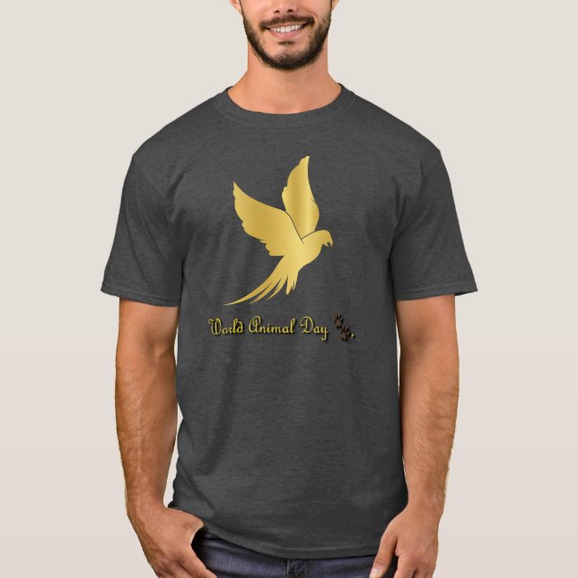 Welttiertag Junge T-Shirt (Vorderseite)