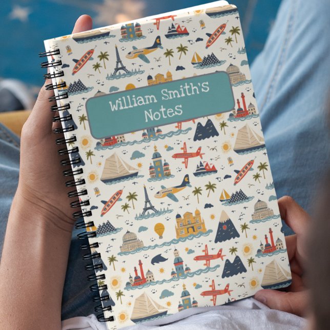 Welttournee und Reisen Kinder zurück zur Schule Notizbuch (Von Creator hochgeladen)