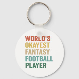 Welttreue Fantasy Football Spieler Funny Gift Schlüsselanhänger