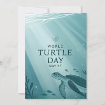 Weltturtteltag Unterwasser-Seeschildkröten-Kunst