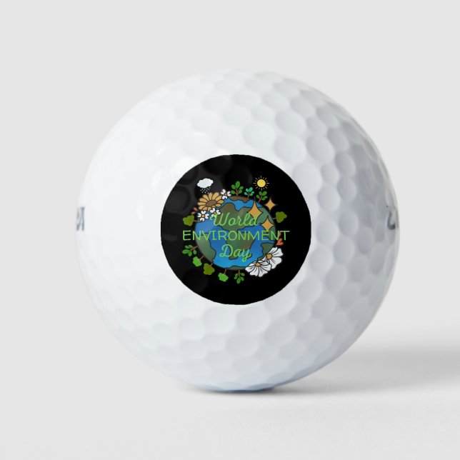 Weltumwelttag Golfball (Vorderseite)