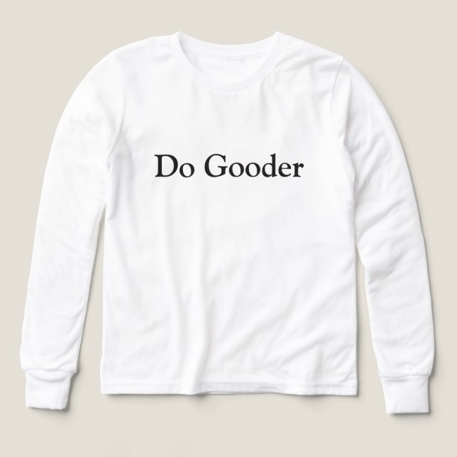 Weltverbesserer Langarm (Design Vorderseite)