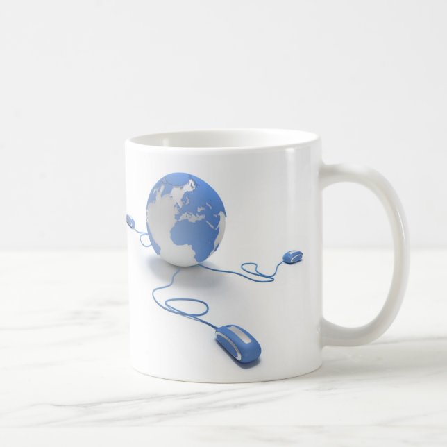 Weltverbindung Kaffeetasse (Rechts)