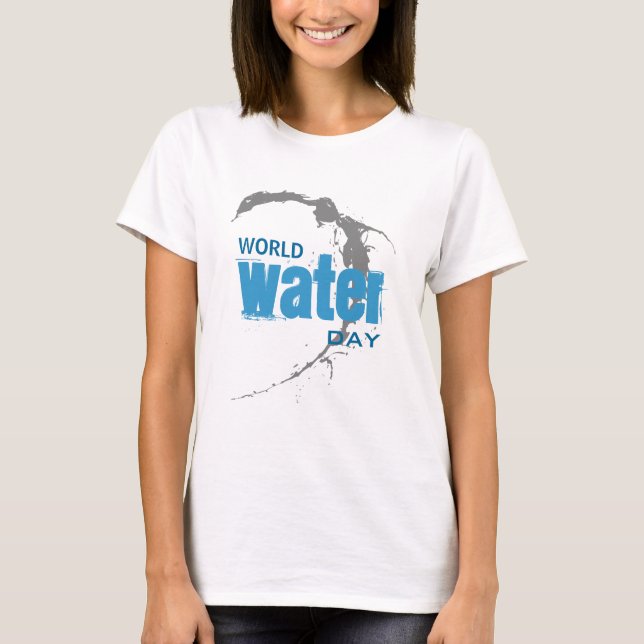 Weltwassertag T-Shirt (Vorderseite)