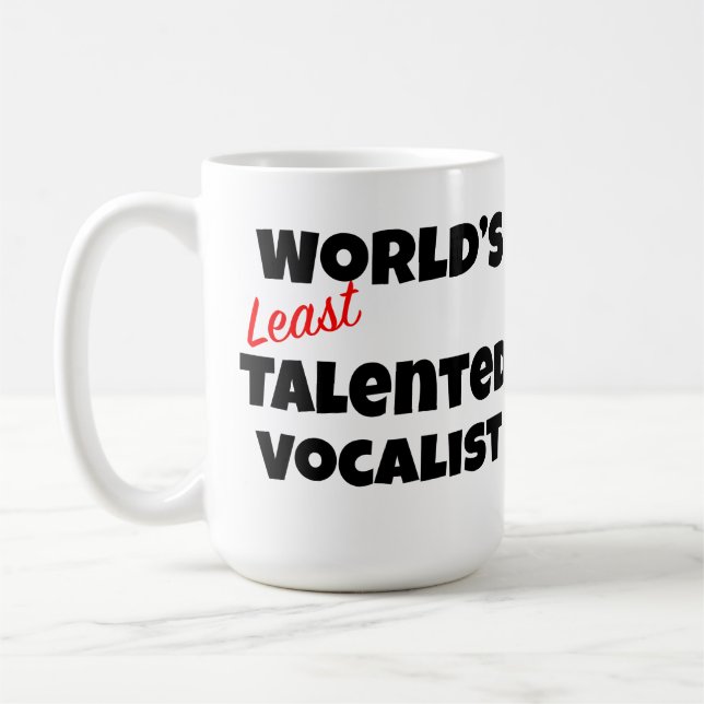 Weltweit am wenigsten talentierte Gag-Geschenke Kaffeetasse (Links)
