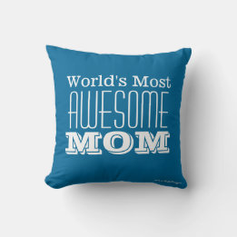 Weltweit AWESOMESTE MOM-Textdesign Kissen