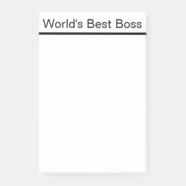 WELTWEIT BESTE BOSS-NOTEN POST-IT KLEBEZETTEL