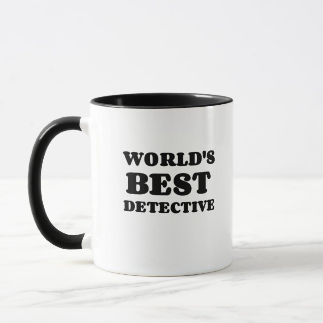WELTWEIT BESTE DETEKTIVE TASSE (Links)