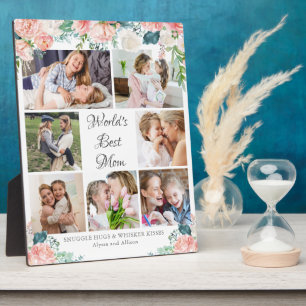 WELTWEIT BESTE MAMA Aquarellblume 7 Fotomaterial Fotoplatte