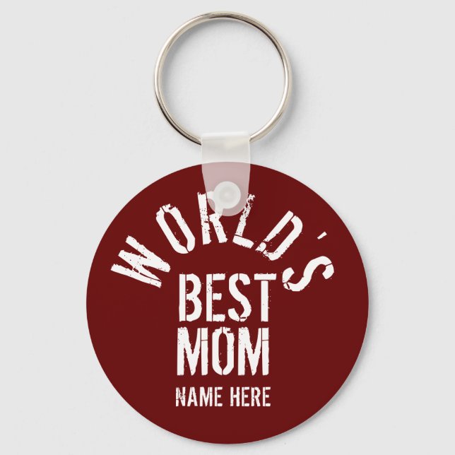 WELTWEIT BESTE MAMA PERSONALISIEREN SCHLÜSSELANHÄN SCHLÜSSELANHÄNGER (Vorderseite)