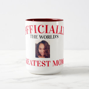 Weltweit beste Mama Zweifarbige Tasse