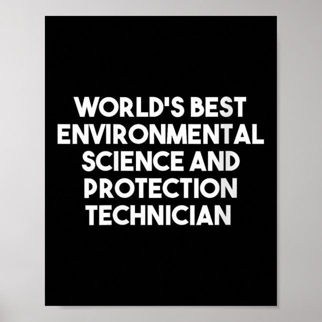Weltweit beste Umweltwissenschaften und Poster (Vorne)