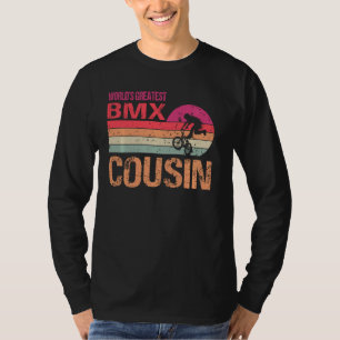 Weltweit Bester BMX-Cousin Vintager Muttertag T-Shirt