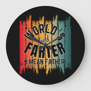 WELTWEIT BESTER FURZER ICH MEINE VATER GROßE WANDUHR