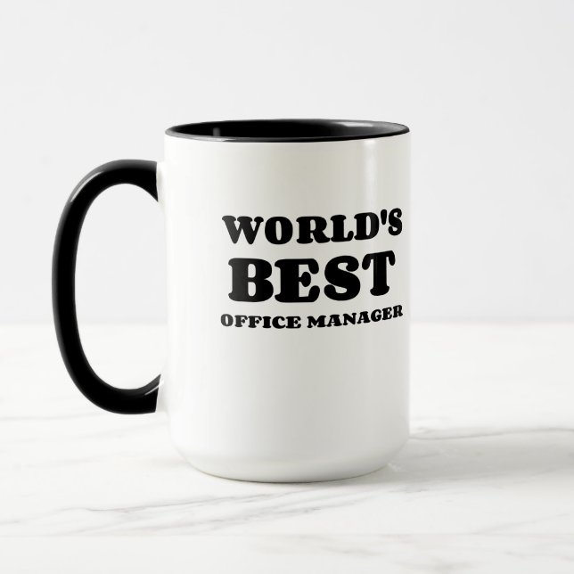 WELTWEIT BESTER OFFICE-MANAGER TASSE (Links)
