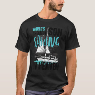 Weltweit Bester Sohn Nephew, Segeln in der Himmlis T-Shirt