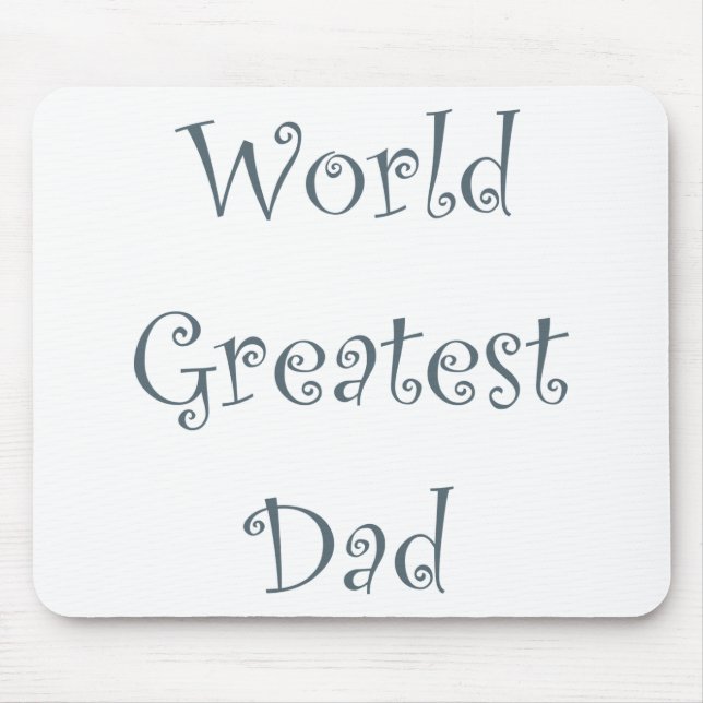 Weltweit Bester Vater Mousepad (Vorne)
