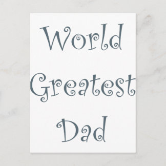 Weltweit Bester Vater Postkarte