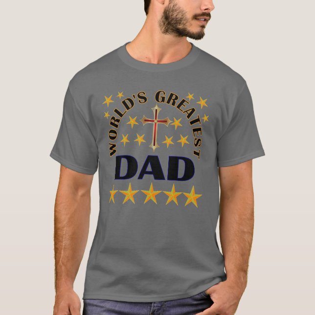 Weltweit Bester Vater T-Shirt (Vorderseite)