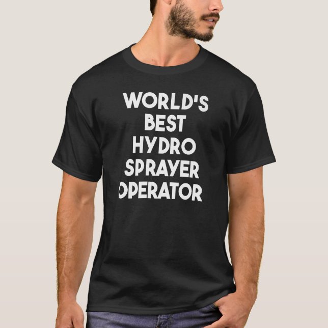 Weltweit bester Wassersprüher T-Shirt (Vorderseite)