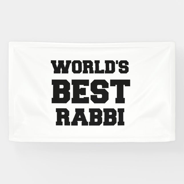 WELTWEIT BESTES RABBI BANNER (Horizontal)