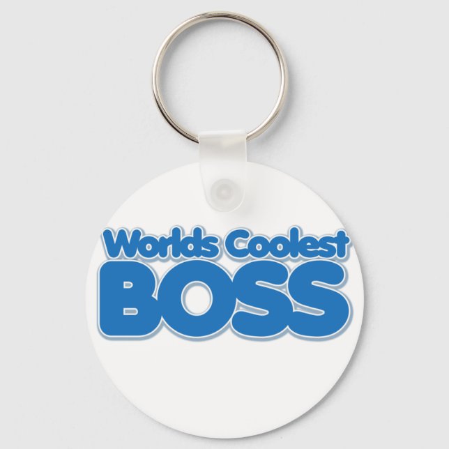 Weltweit Cooler Boss Schlüsselanhänger (Vorderseite)