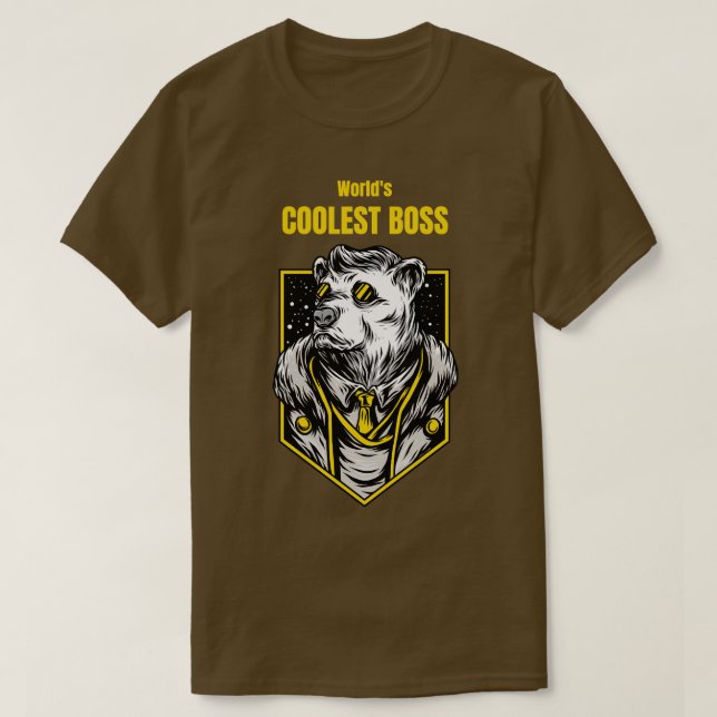 Weltweit Cooler Boss T-Shirt (Design vorne)