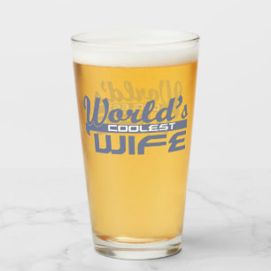 Weltweit Coolste Ehefrau Glas