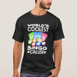 Weltweit coolster Bingo-Anrufer-Spieler-Spaß T-Shirt