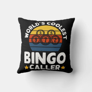 Weltweit coolster Bingo-Ansager Kissen
