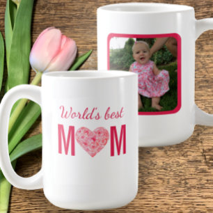 Weltweit das beste Geschenk für Mama-Wasserfarben Kaffeetasse