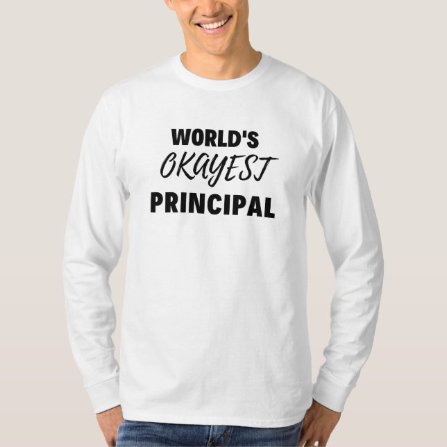Weltweit das beste Prinzip 2 T-Shirt (Vorderseite)