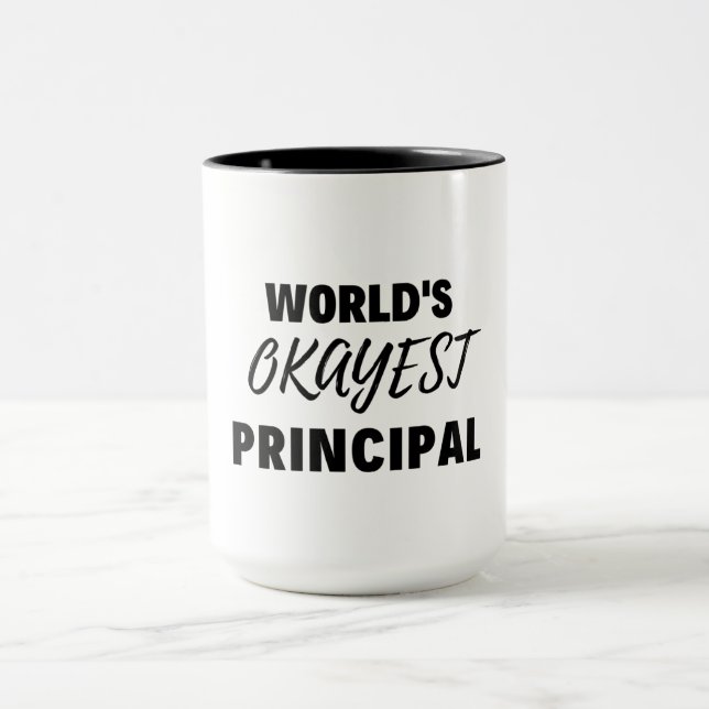 Weltweit das beste Prinzip 2 Tasse (Zentrum)