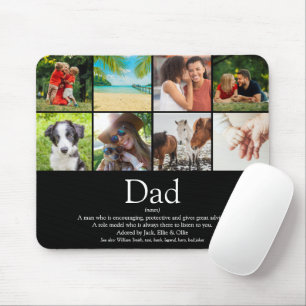 Weltweit das beste Vater Pater Definition Foto Bla Mousepad