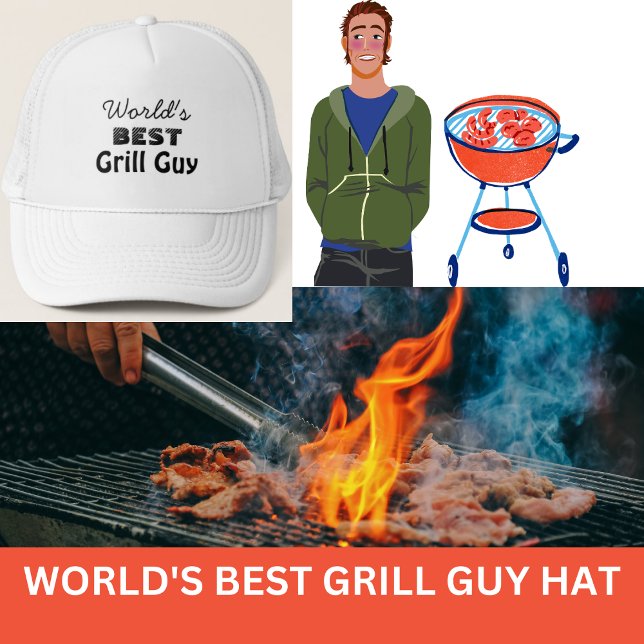 Weltweit das beste Zitat von Typ für Grillen für M Truckerkappe (BEST SELLING APRON DESIGN FOR HIM)