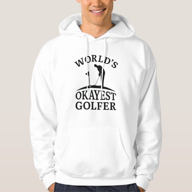 Weltweit der beste Golfer Hoodie (Vorderseite)