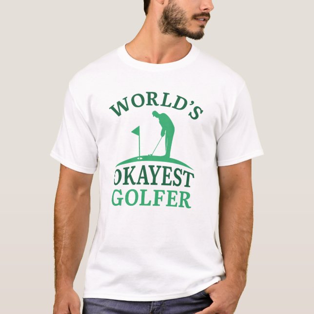 Weltweit der beste Golfer T-Shirt (Vorderseite)