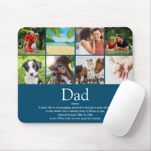 Weltweit der beste jemals Vater Definition 8 Foto  Mousepad
