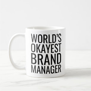 Weltweit der beste Markenmanager Kaffeetasse