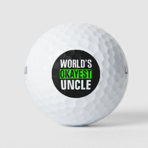 Weltweit der beste Onkel Golfball