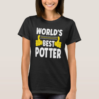 Weltweit der beste Potter-Job-Titel T-Shirt