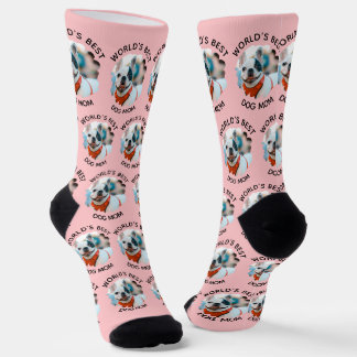 Weltweit der beste Tag für die Mama des Hundes mit Socken