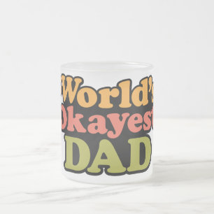 Weltweit der beste Vater Mattierte Kaffee-Tasse Mattglastasse