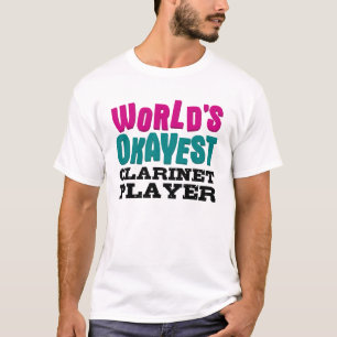 Weltweit die beste Klarinettenspielerin Funny Musi T-Shirt